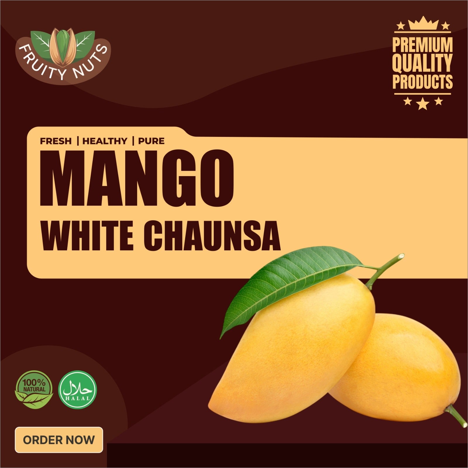 Mango White Chaunsa (سفید چونسا), Export Quality (coming soon) (Delivery Will Start After "25 June, 2026")