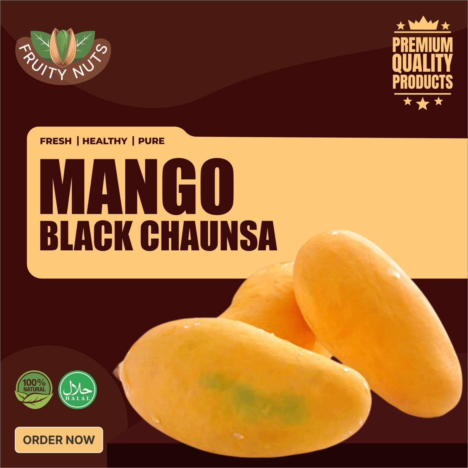 Mango Black Chaunsa (کالا چونسا), Export Quality (Delivery Will Start After "25 June, 2026")
