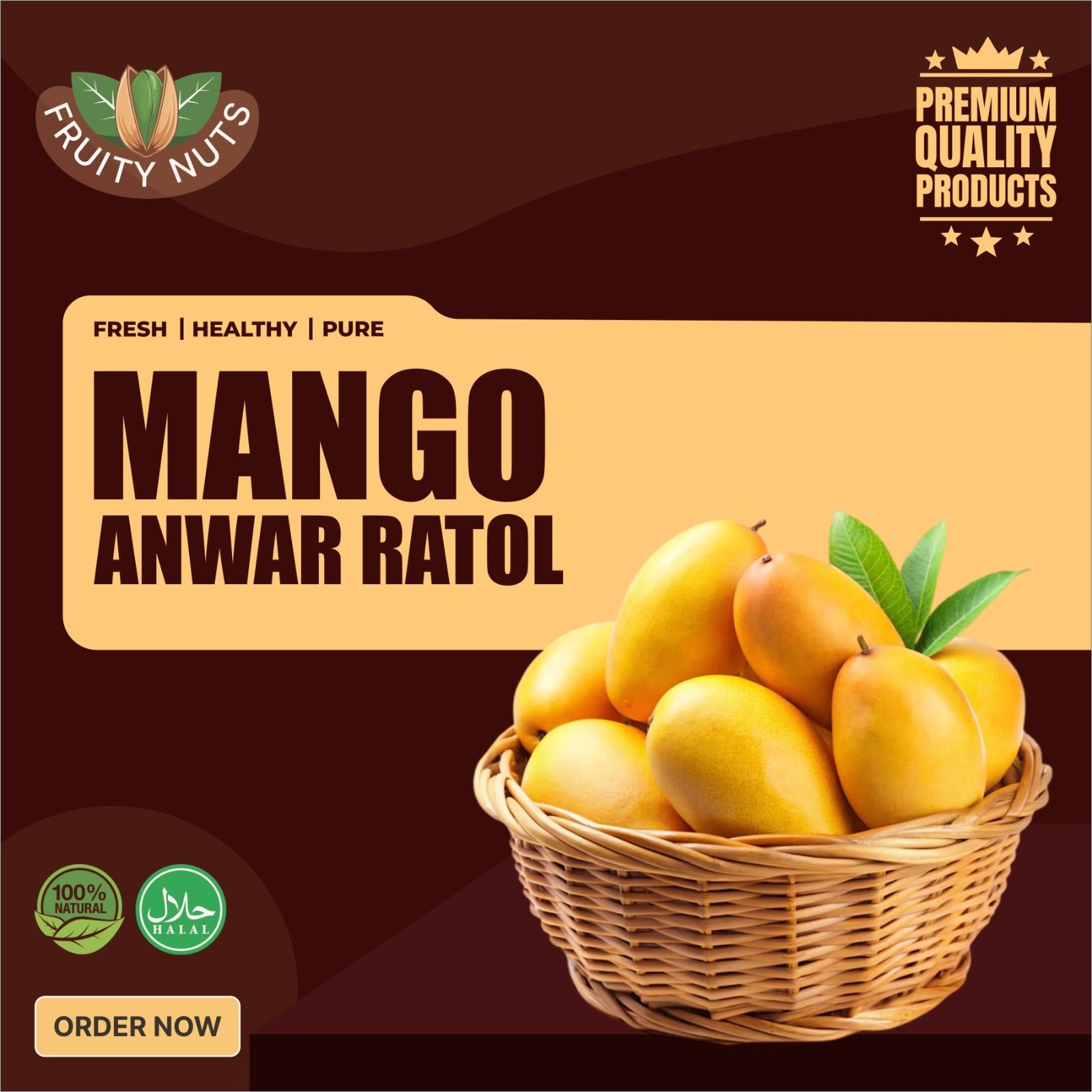 Mango Anwar Ratol (انور رٹول), Export Quality (Delivery Will Start After "15 June, 2026")
