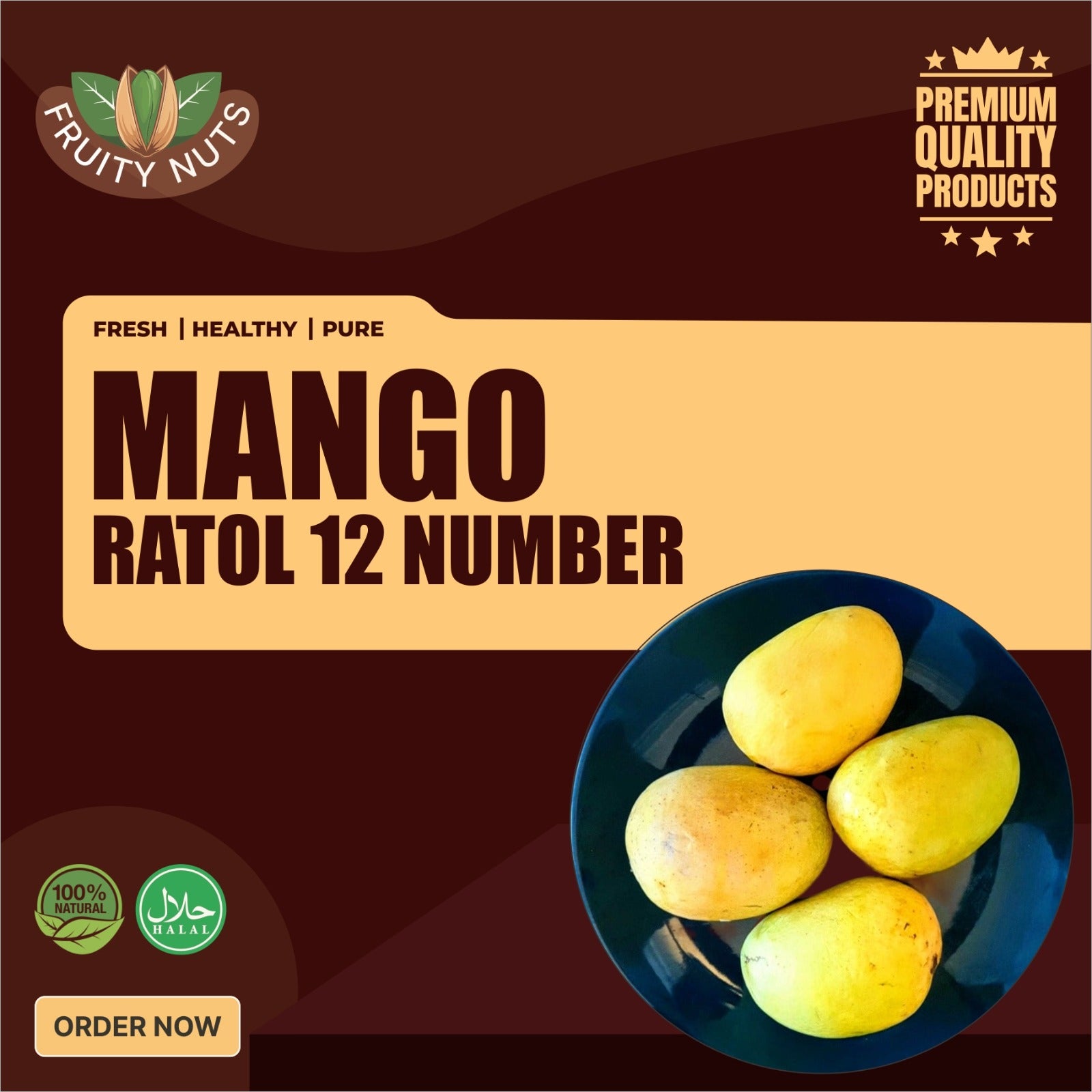 Mango Ratol 12 Number (رٹول 12 نمبر) Export Quality (Delivery Will Start After "10 July, 2026")