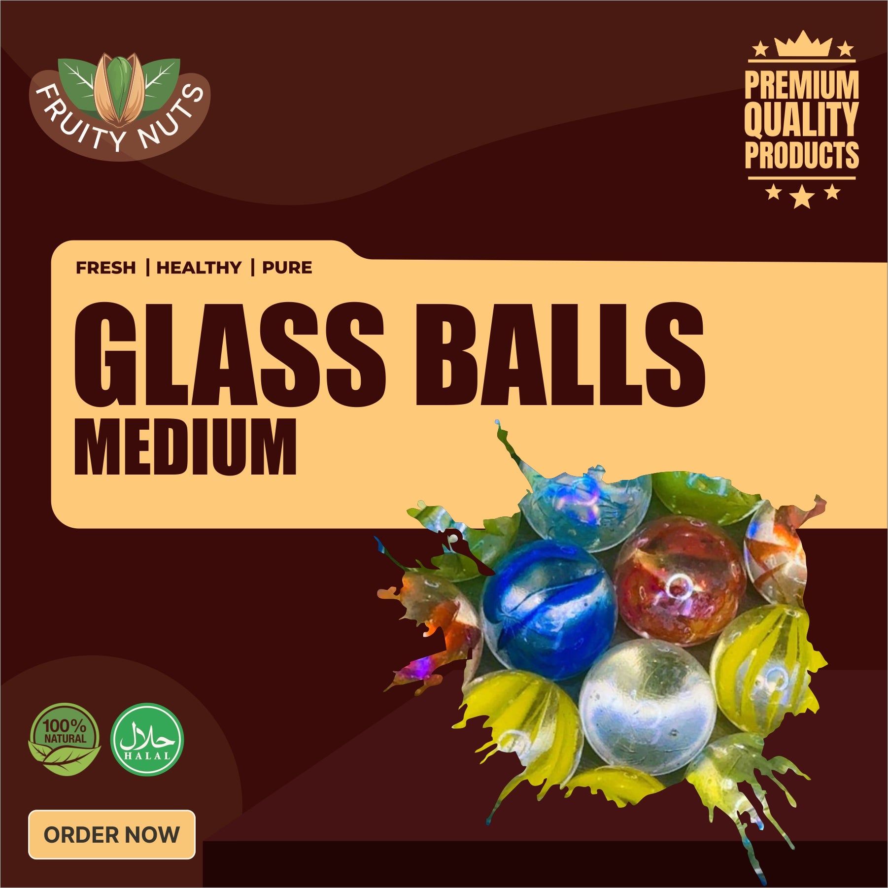 Glass Balls Medium (13mm)
