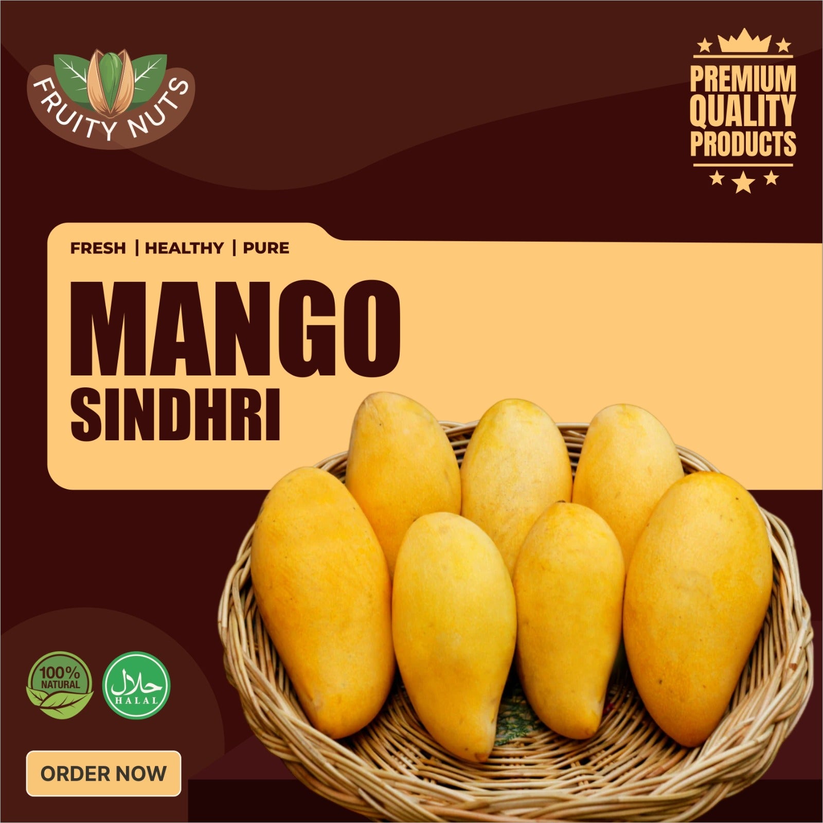 Mango Sindhri (سندھڑی آم), Export Quality (Delivery Will Start After "15 June, 2026)